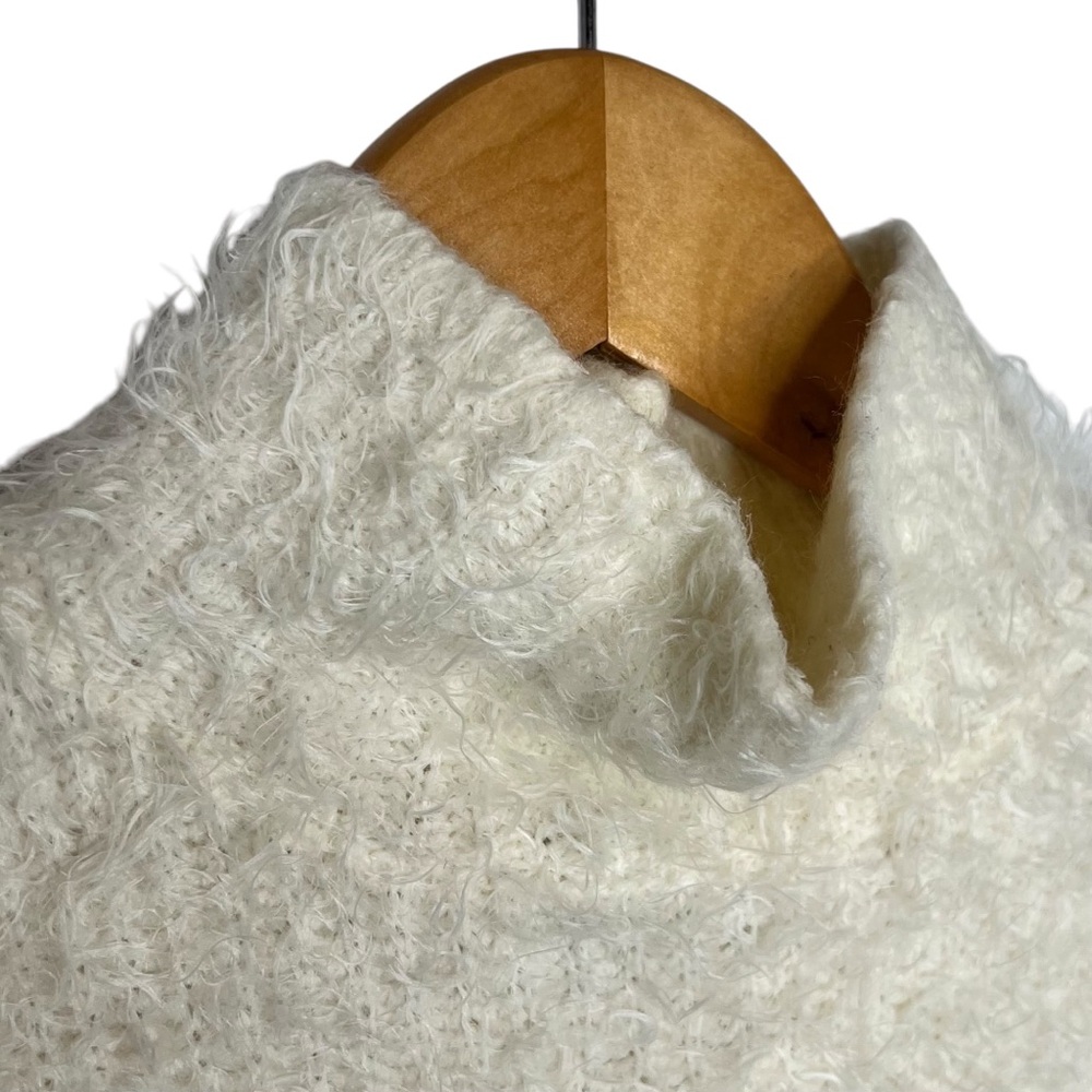 Express Cream Wool Turtleneck Sweater Vest Size XS - Picture 3 of 3